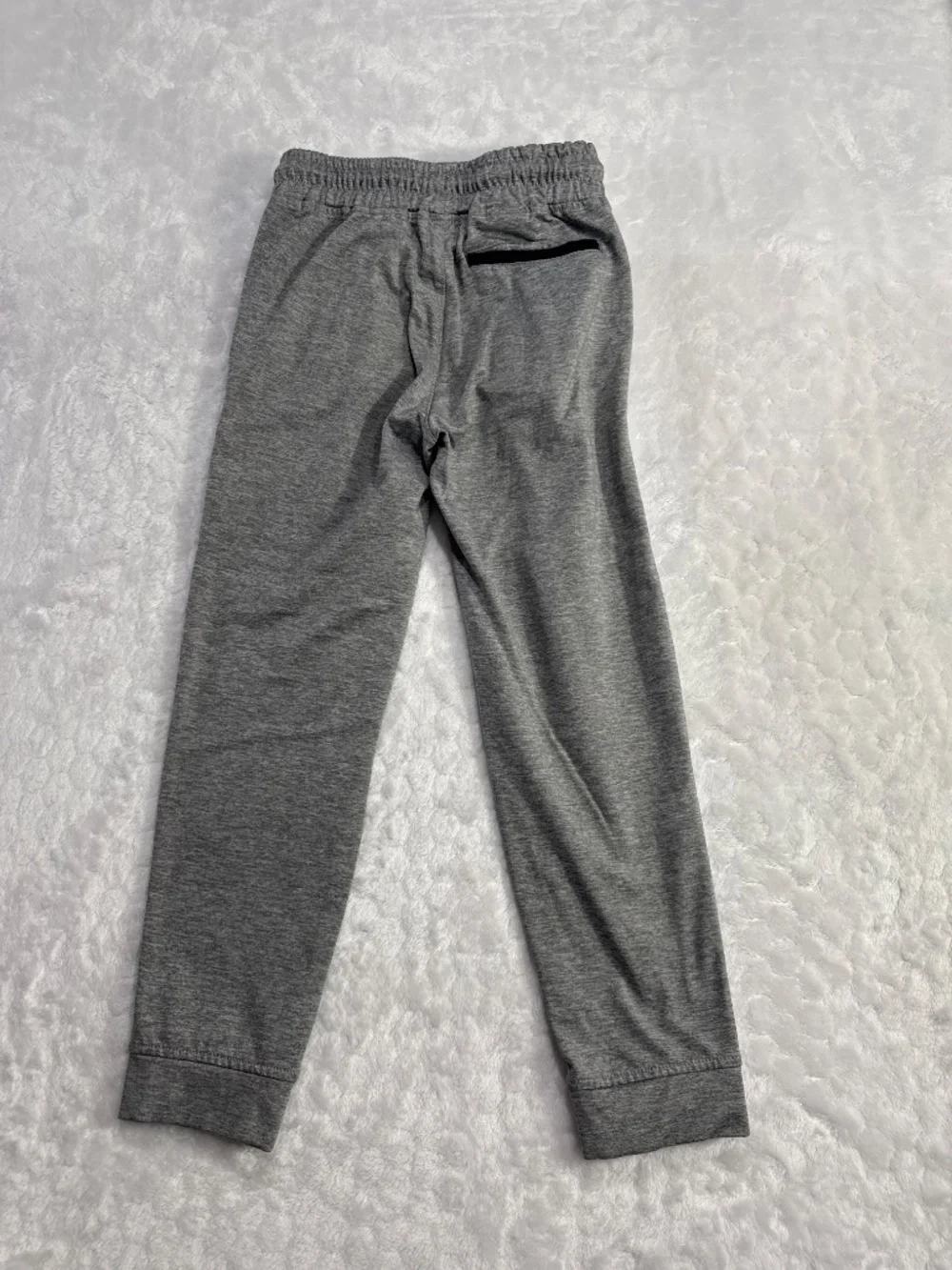 01.Algo Jogger sweatpants gray pull on athletic boys size 7 - Picture 2 of 8